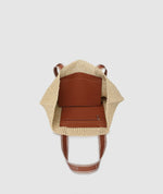 Load image into Gallery viewer, Louenhide Bali Beach Bag - Natural Tan Raffia
