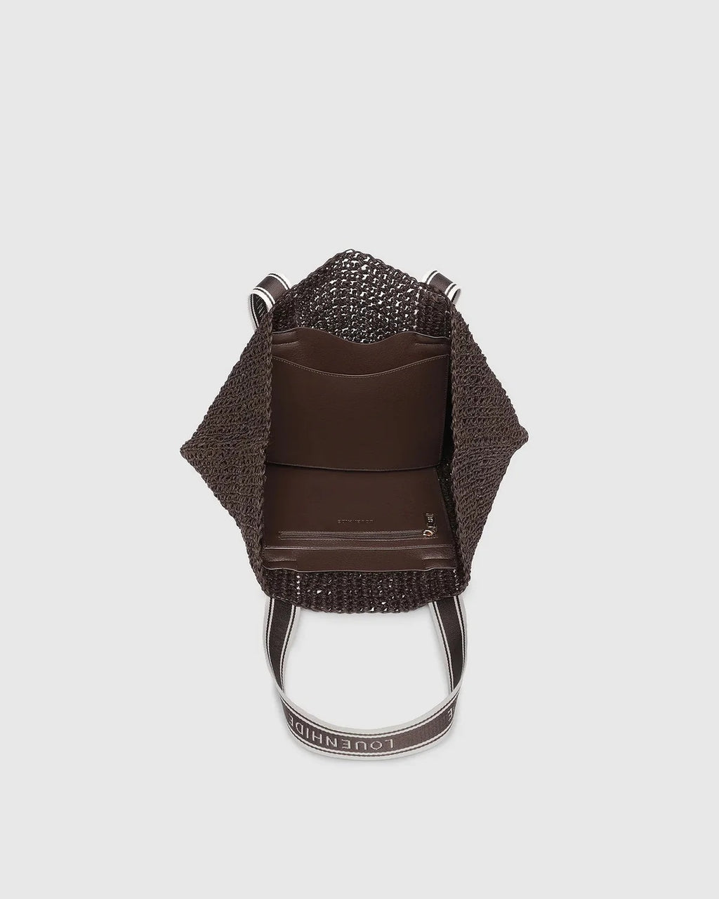 Louenhide Bali Beach Bag - Chocolate Raffia