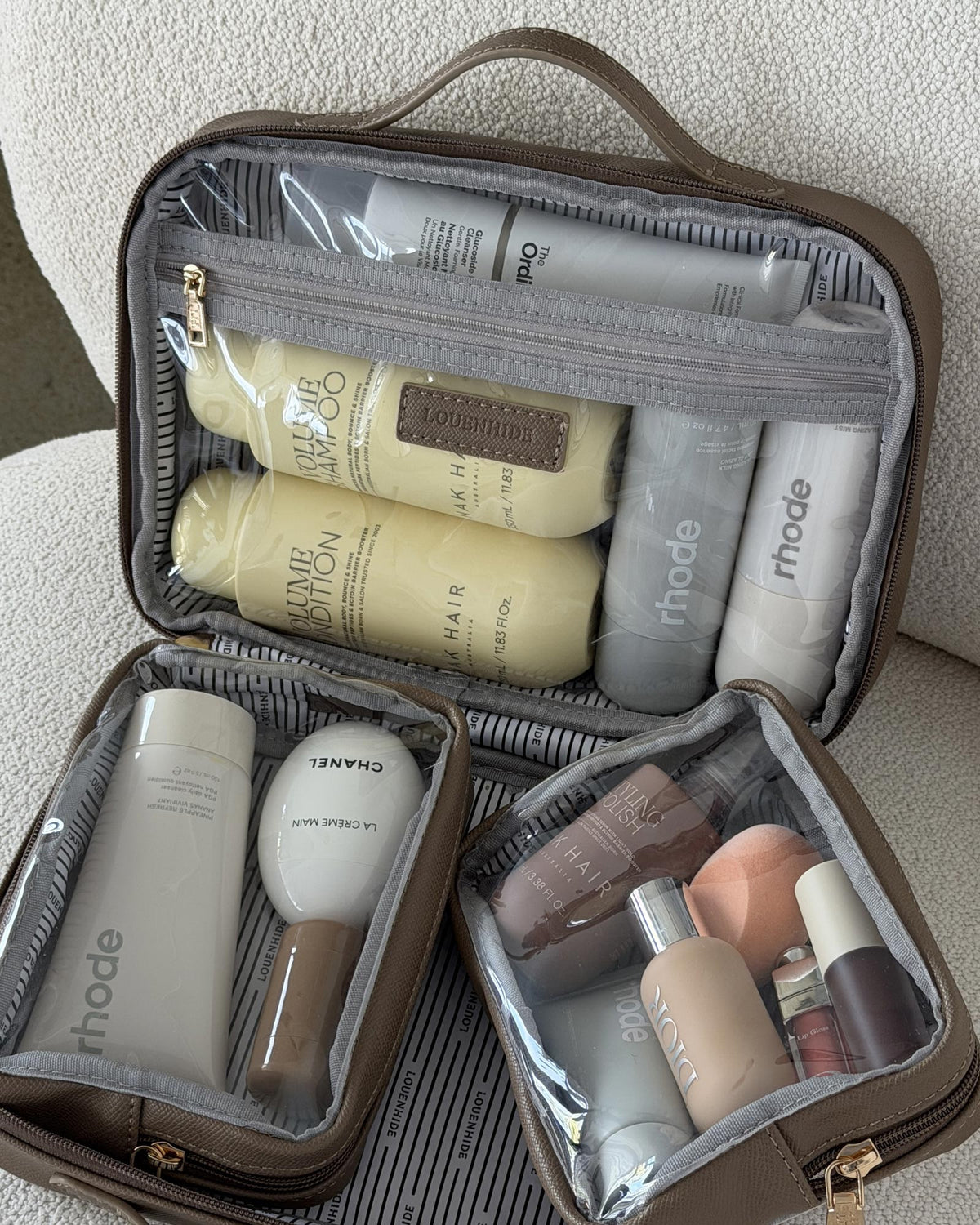 Louenhide Georgie Cosmetic Case - Coffee