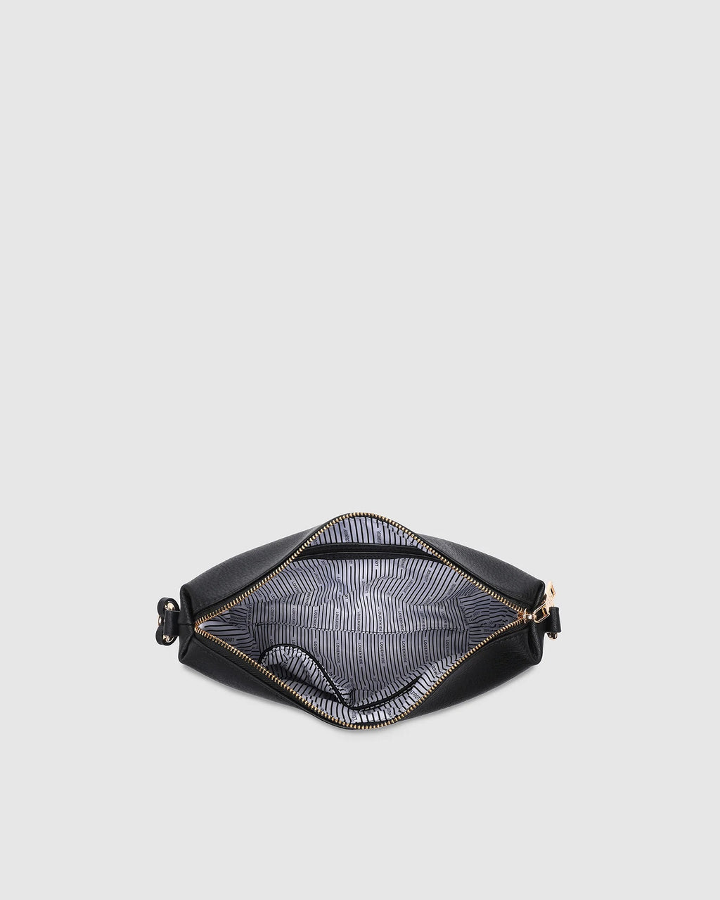 Louenhide Daisy Stripe Crossbody Bag - Black