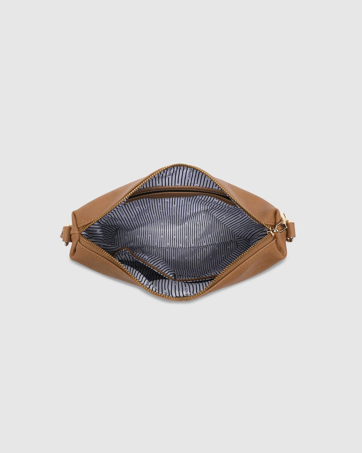 Louenhide Daisy Stripe Crossbody Bag - Camel