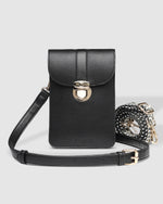 Load image into Gallery viewer, Louenhide Frankie Phone Crossbody Bag Black
