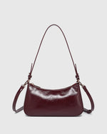 Load image into Gallery viewer, Louenhide Jacqueline Shoulder Bag - Burgundy Patent
