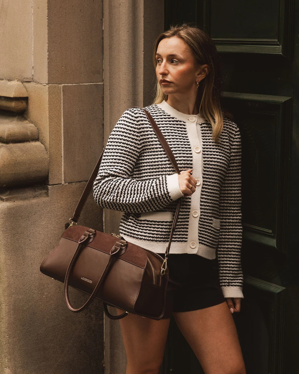 Louenhide Eleanor Shoulder Bag - Chocolate