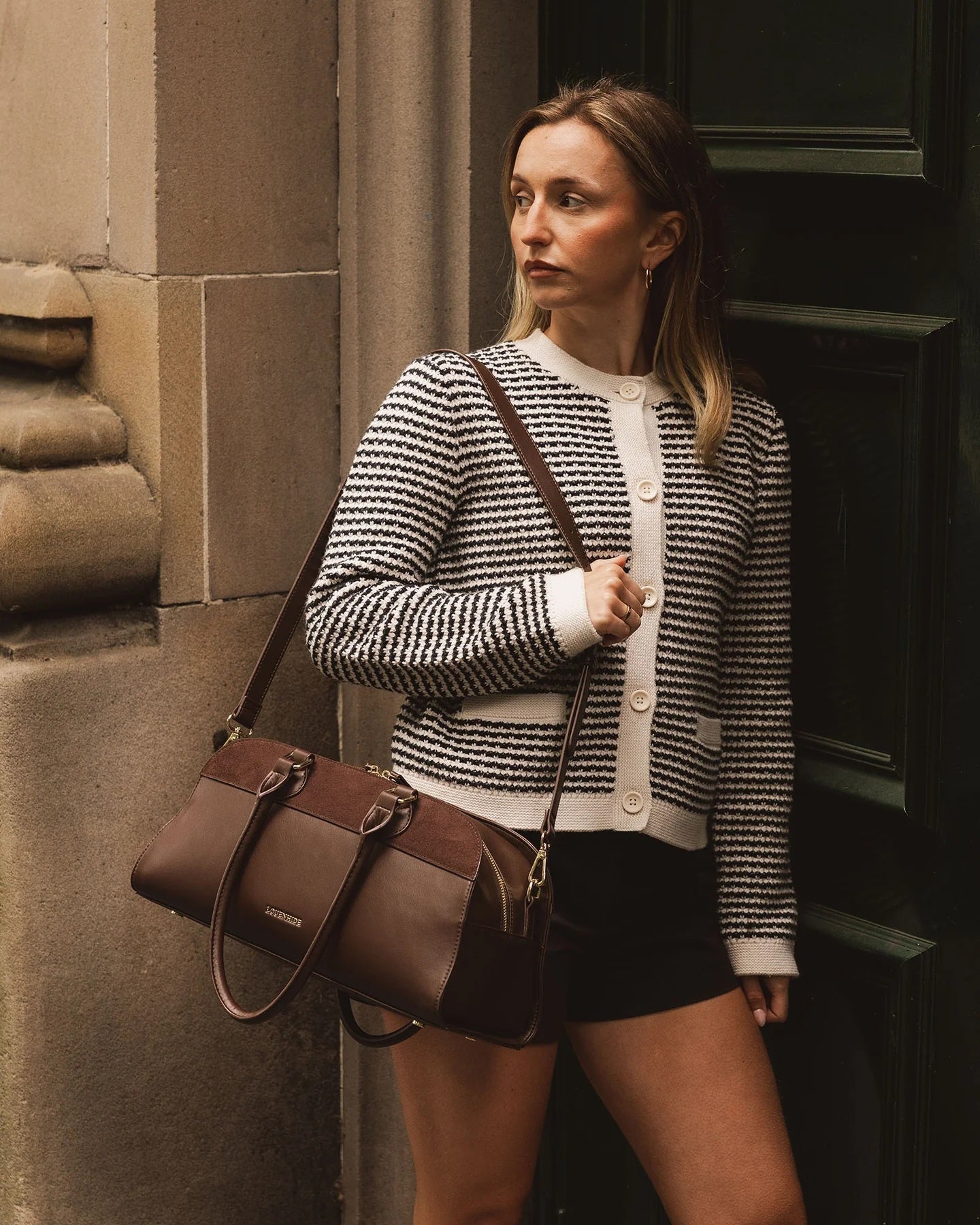Louenhide Eleanor Shoulder Bag - Chocolate