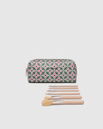 Load image into Gallery viewer, Louenhide Brianna Makeup Bag - Retro Olive
