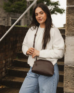 Load image into Gallery viewer, Louenhide Alison Crossbody Bag - Chocolate
