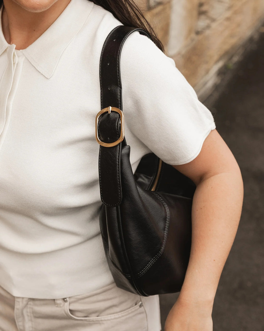 Louenhide Cleo Shoulder Bag - Black