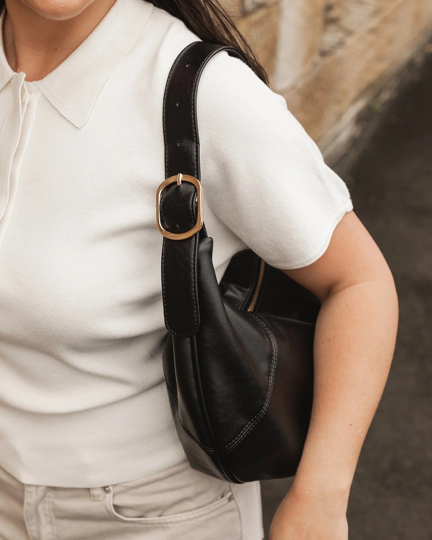 Louenhide Cleo Shoulder Bag - Black