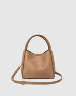 Load image into Gallery viewer, Louenhide Steffie Suedette Mini Tote Bag - Honey
