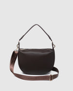 Load image into Gallery viewer, Louenhide Georgina Shoulder Bag - Chocolate
