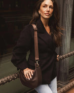 Load image into Gallery viewer, Louenhide Georgina Shoulder Bag - Chocolate
