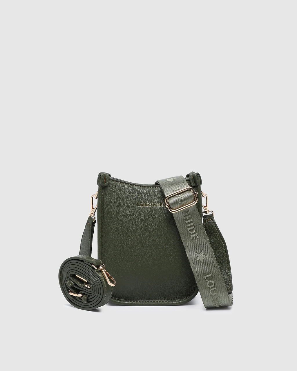Louenhide Parker Phone Crossbody Bag - Olive