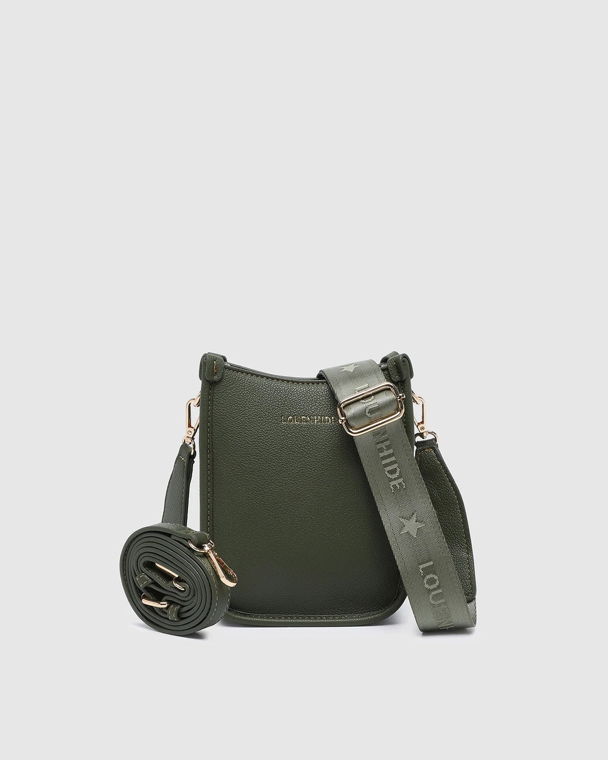 Louenhide Parker Phone Crossbody Bag - Olive