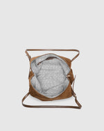 Load image into Gallery viewer, Louenhide Marissa Suedette Shoulder Bag - Cognac
