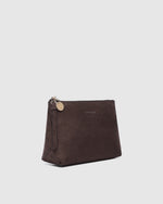Load image into Gallery viewer, Louenhide The Everyday Suedette Pouch - Chocolate
