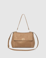 Load image into Gallery viewer, Louenhide Arden Suedette Shoulder Bag - Honey
