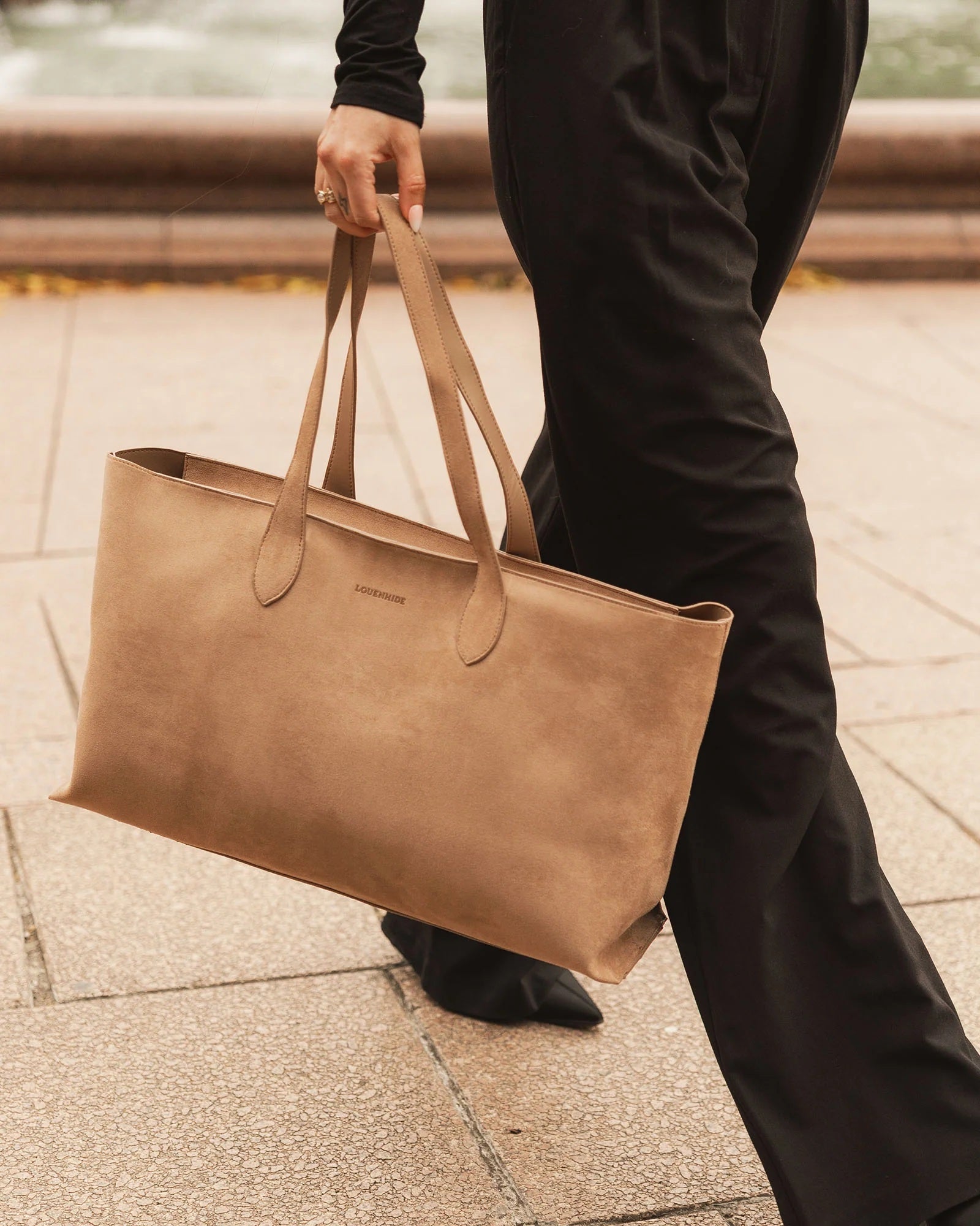 Louenhide Elke Suedette Tote Bag - Honey