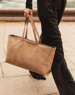 Load image into Gallery viewer, Louenhide Elke Suedette Tote Bag - Honey
