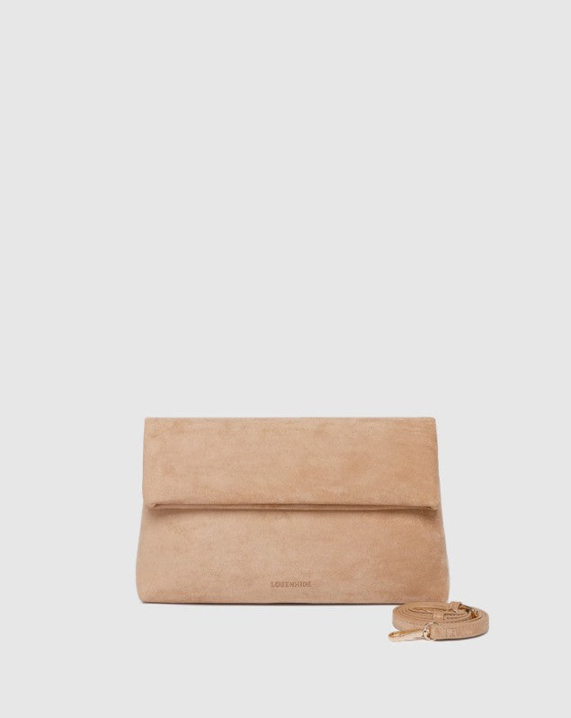 Louenhide Luka Suedette Clutch - Blonde
