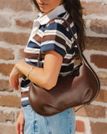 Load image into Gallery viewer, Louenhide Olivia Shoulder Bag - Chocolate
