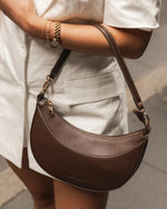 Load image into Gallery viewer, Louenhide Claudia Shoulder Bag - Chocolate
