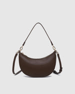 Load image into Gallery viewer, Louenhide Claudia Shoulder Bag - Chocolate
