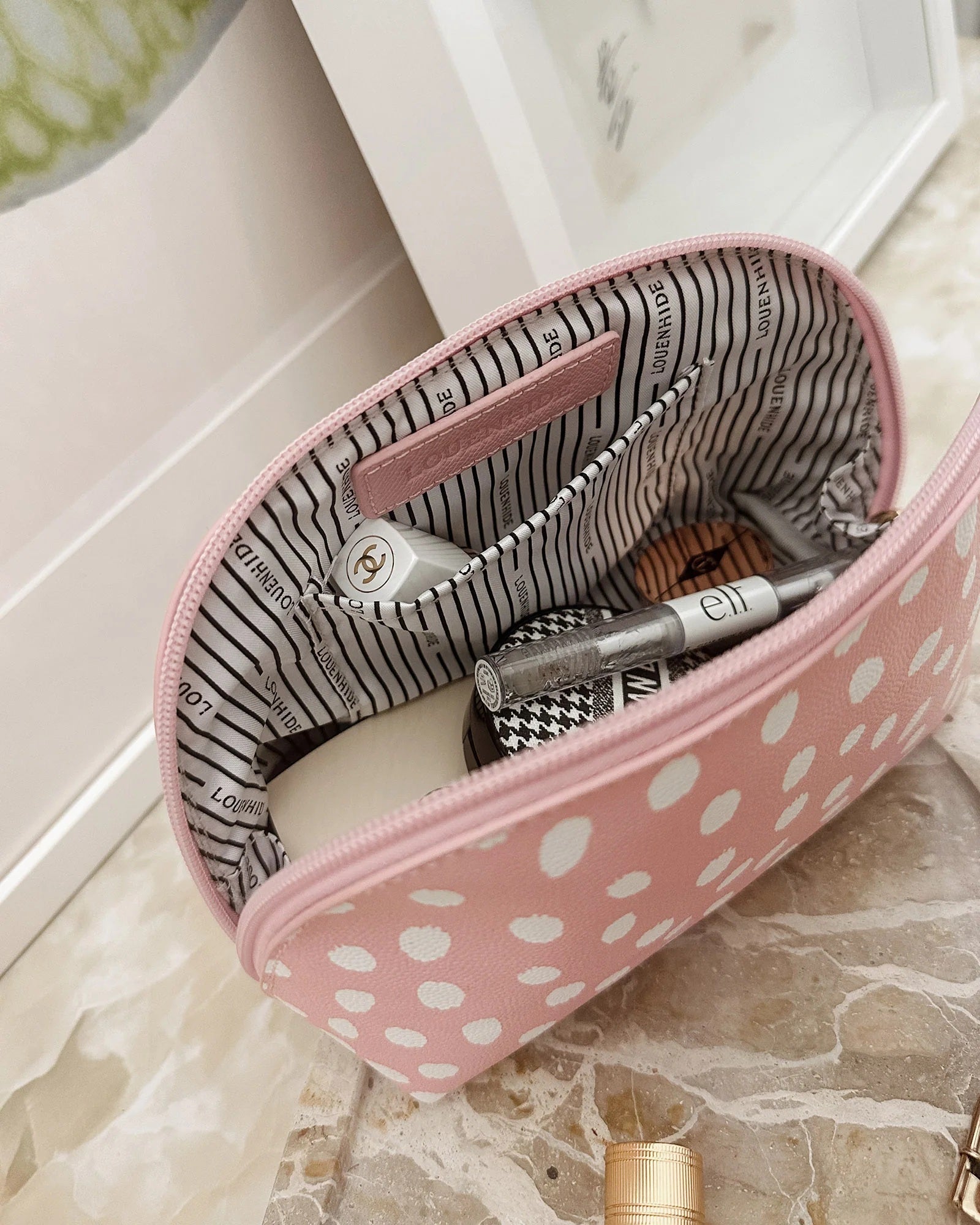Louenhide Baby Nancy Cosmetic Bag - Pink Raindrop