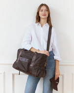 Load image into Gallery viewer, Louenhide Jenn Nylon Travel Bag - Chocolate
