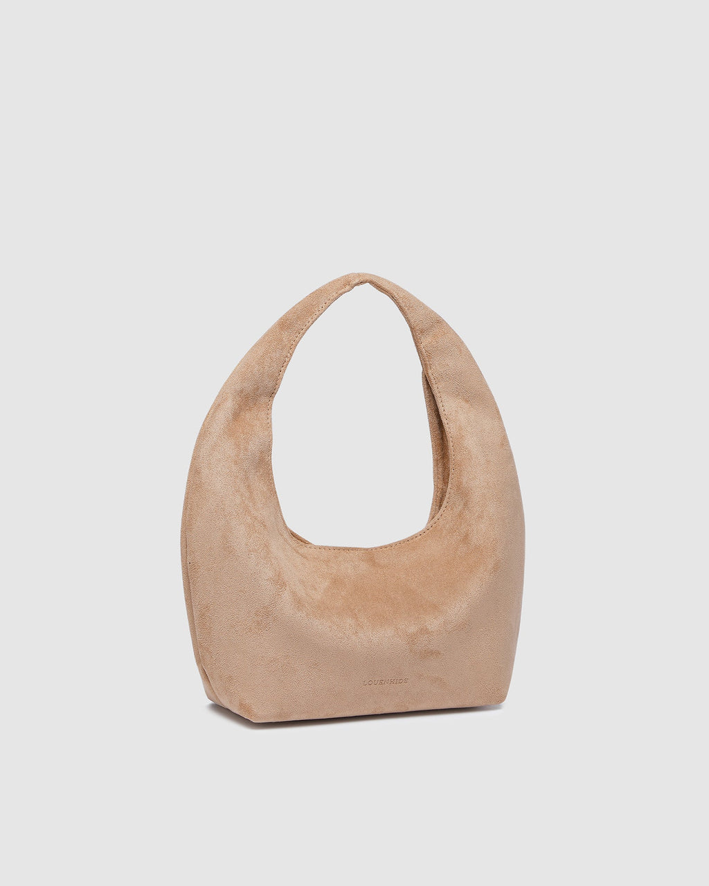 Louenhide Mini Monaco Suedette Shoulder Bag - Blonde