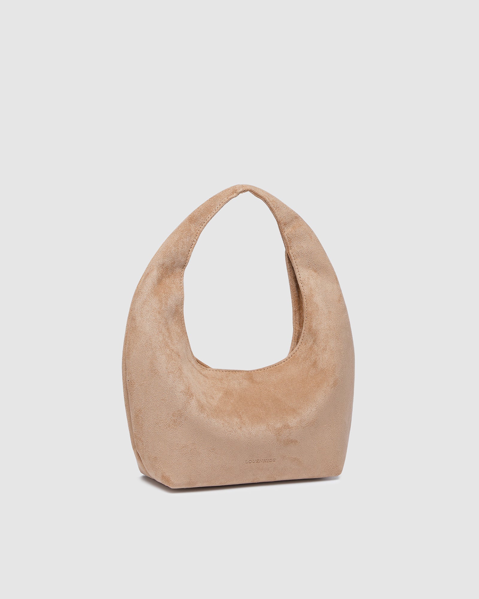 Louenhide Mini Monaco Suedette Shoulder Bag - Blonde