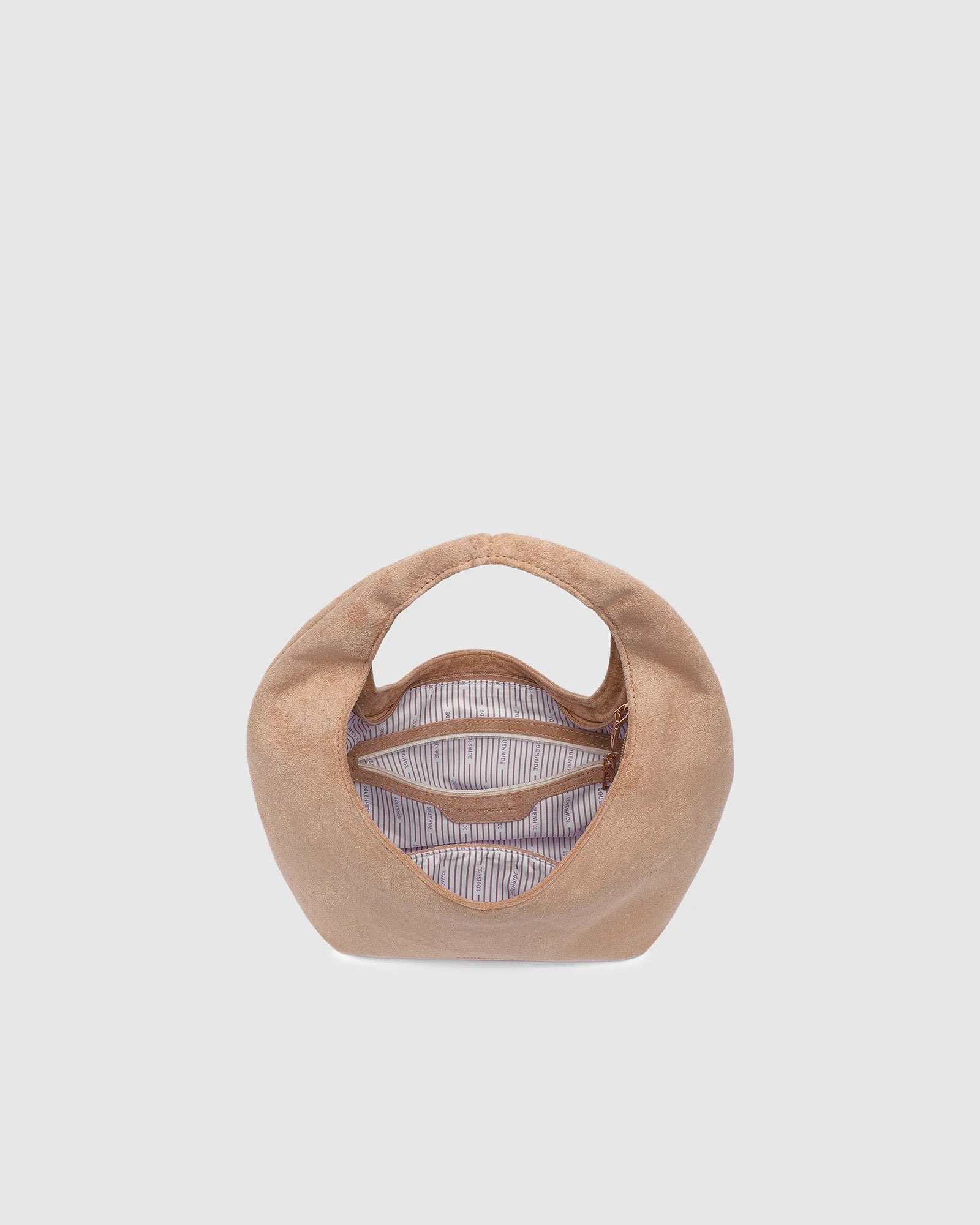 Louenhide Mini Monaco Suedette Shoulder Bag - Blonde