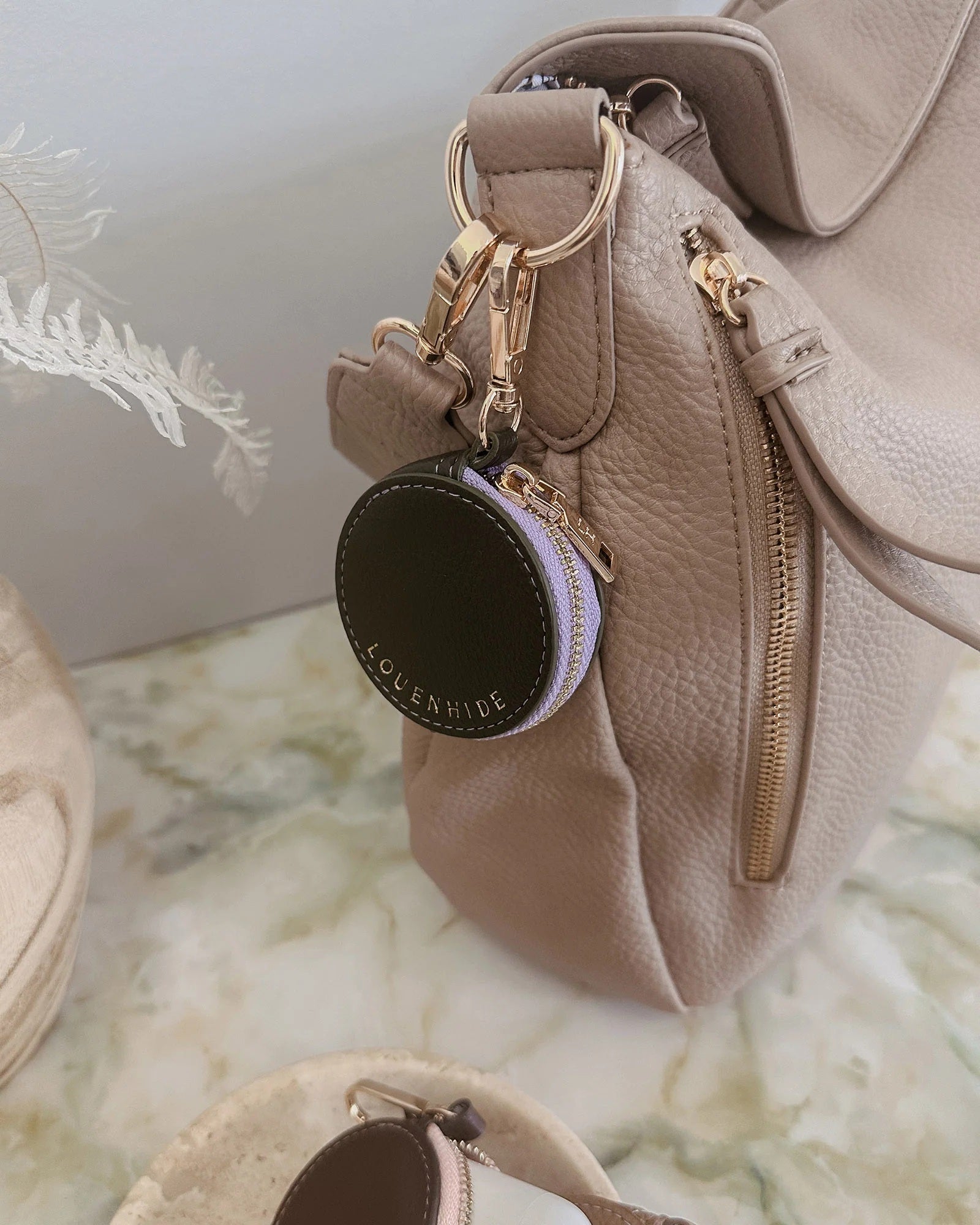 Louenhide Airlie Bag Charm Chocolate