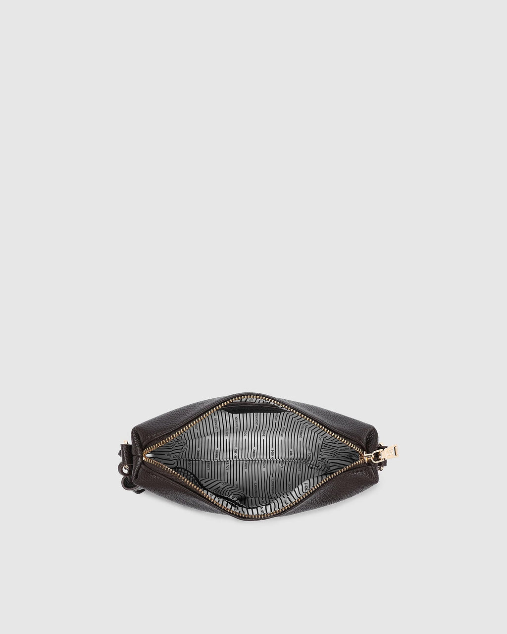 Louenhide Daisy Stripe Crossbody Bag - Chocolate