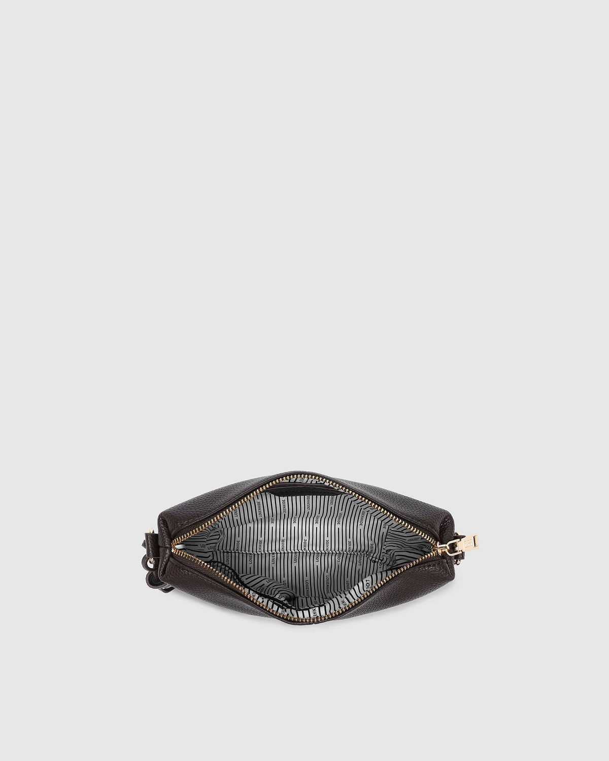 Louenhide Daisy Stripe Crossbody Bag - Chocolate
