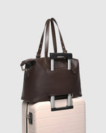 Load image into Gallery viewer, Louenhide Hampton Tote Bag - Chocolate
