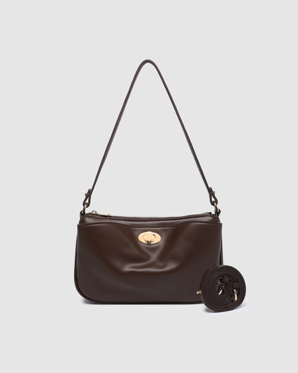 Louenhide Greta Shoulder Bag - Chocolate