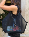Louenhide Calypso Mesh Tote Bag - Black