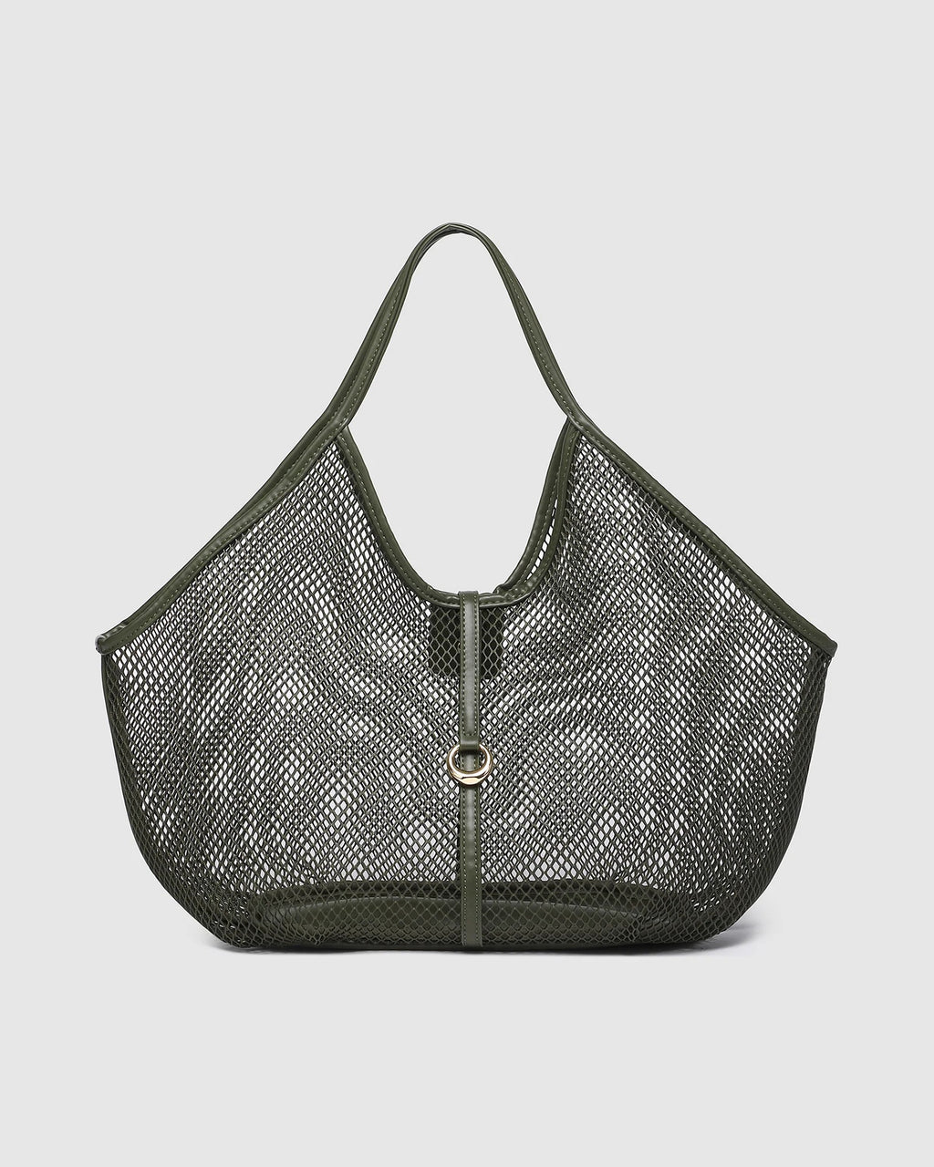 Louenhide Calypso Mesh Tote Bag - Olive