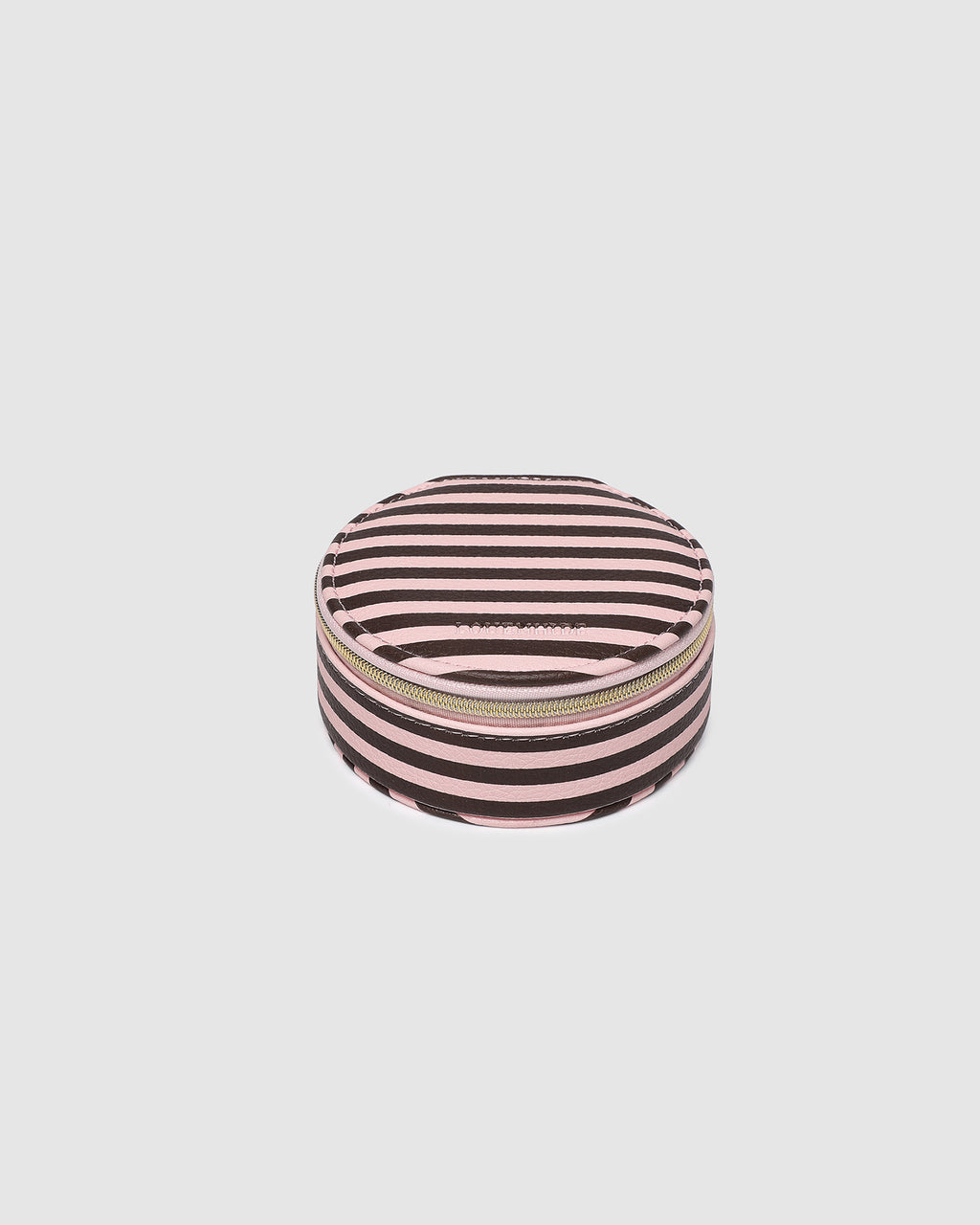 Louenhide Sisco Stripe Jewellery Box - Pink/choc