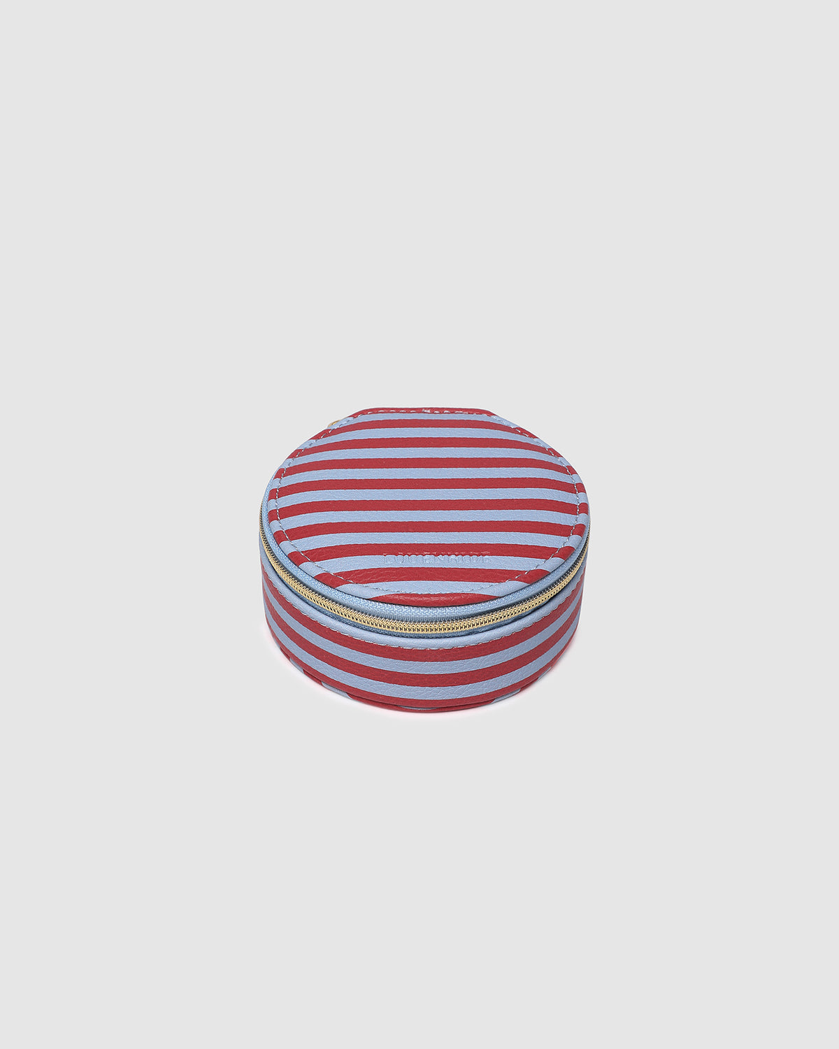 Louenhide Sisco Stripe Jewellery Box - Red/sky Blue