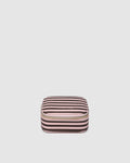 Louenhide Suzie Stripe Jewellery Box - Pink/chocolate