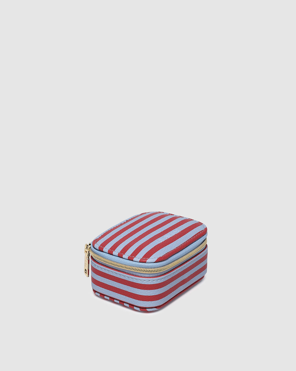 Louenhide Suzie Stripe Jewellery Box - Red/sky Blue