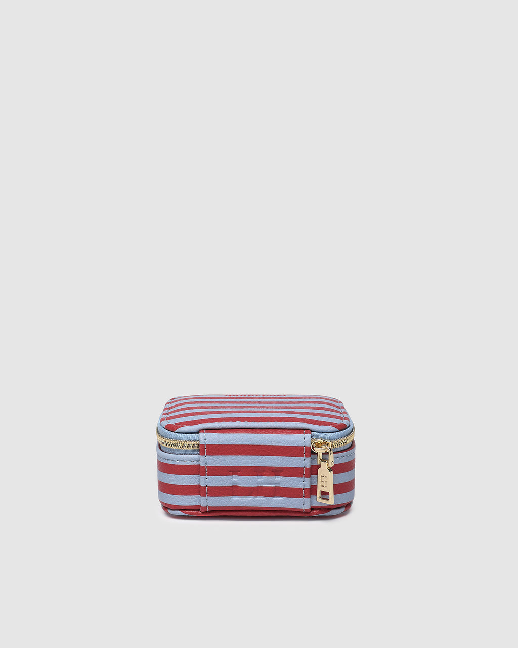 Louenhide Suzie Stripe Jewellery Box - Red/sky Blue