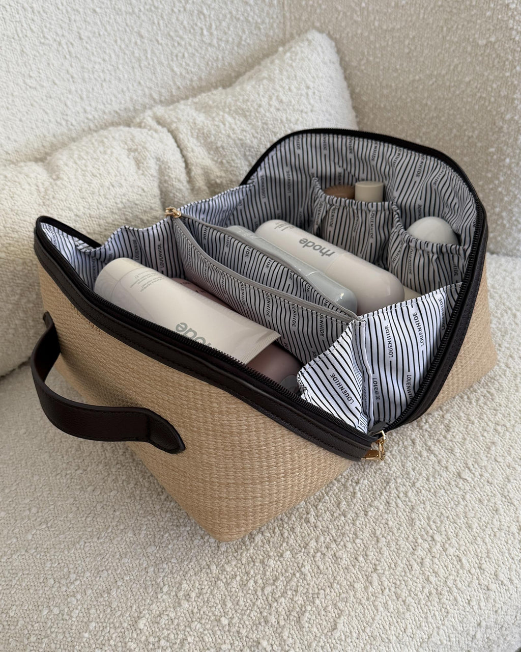 Louenhide Orion Cosmetic Bag - Natural Choc