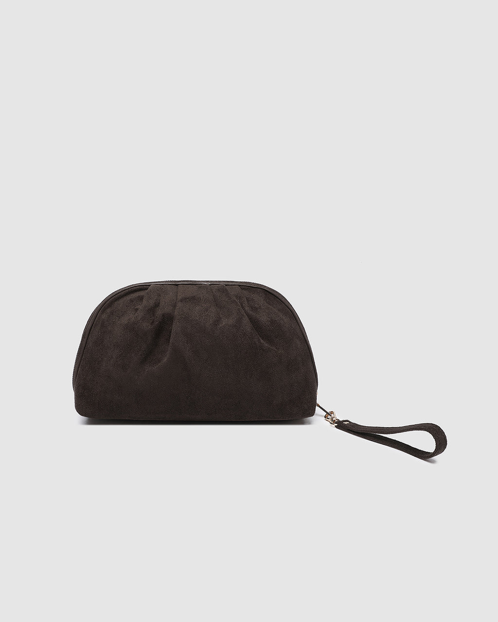 Louenhide Sarski Suedette Makeup Bag - Chocolate