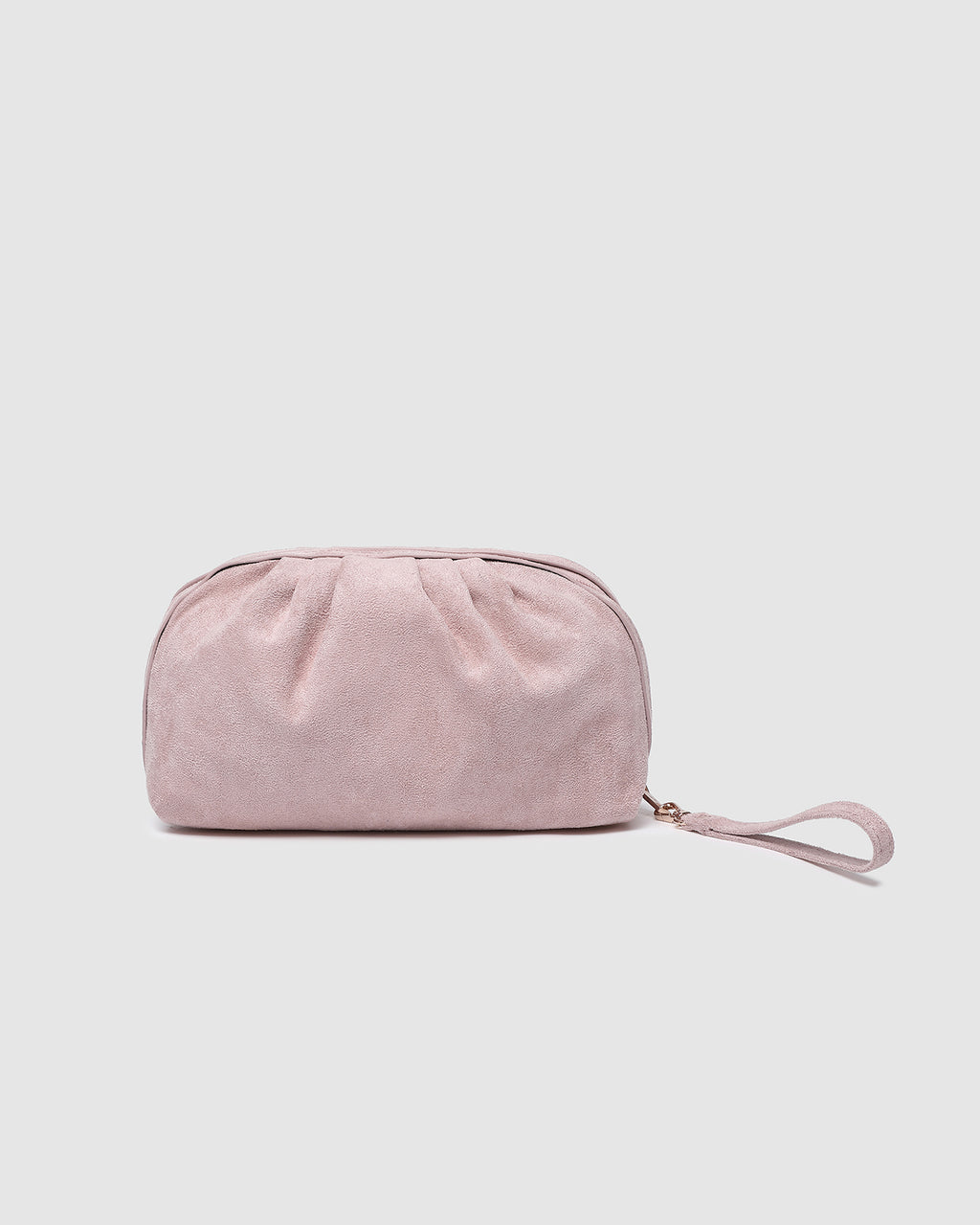 Louenhide Sarski Suedette Makeup Bag - Pale Pink