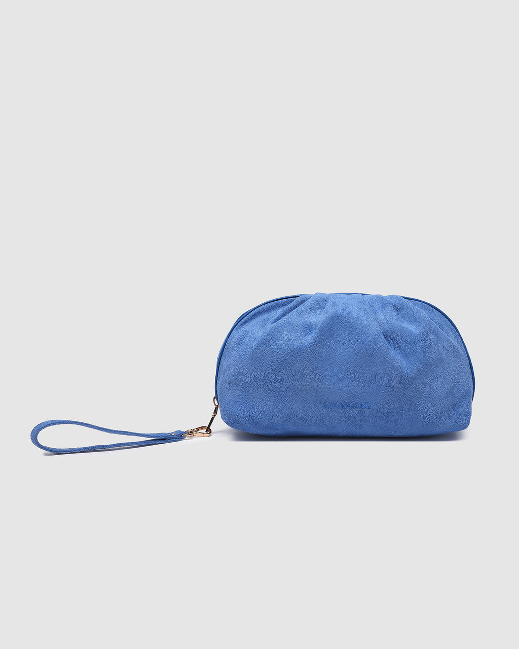 Louenhide Sarski Suedette Makeup Bag - Persian Blue