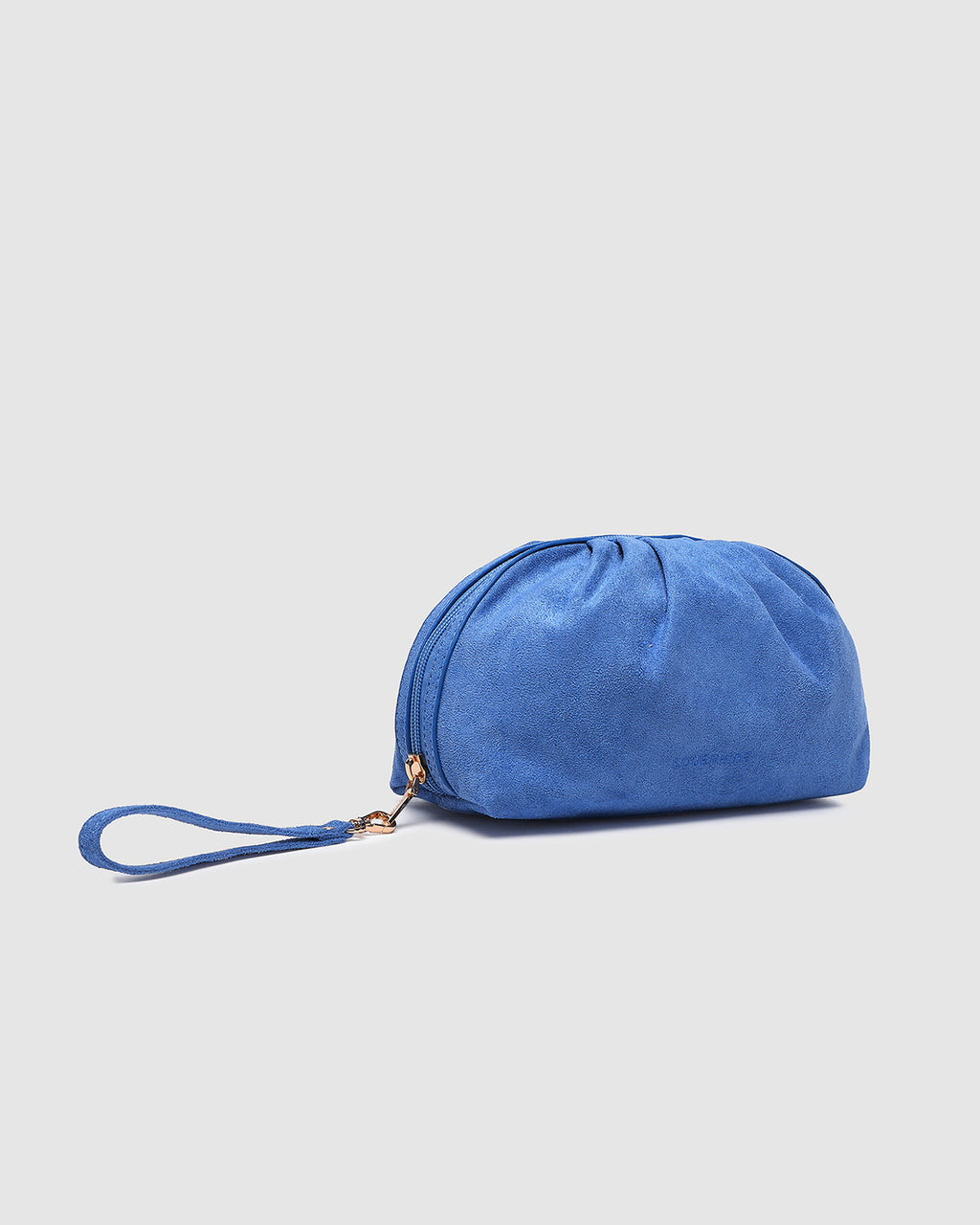 Louenhide Sarski Suedette Makeup Bag - Persian Blue