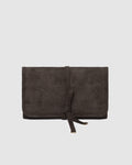 Louenhide Carla Suedette Jewellery Sleeve - Chocolate